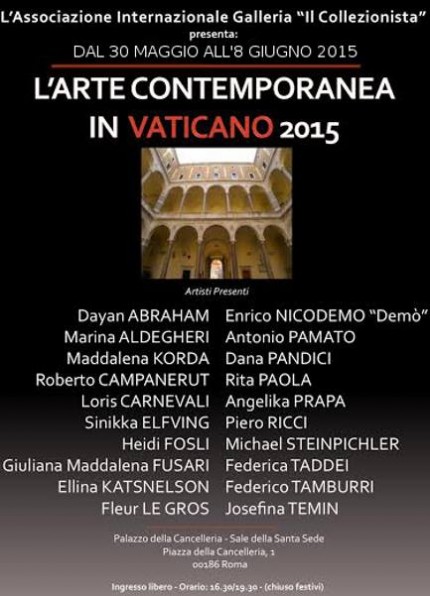 L’arte contemporanea in vaticano 2015